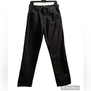Men’s DKNY Black Lycra and Cotton Pants.